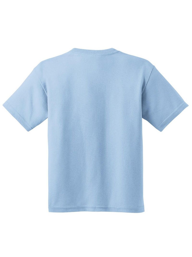 Gildan T-shirt unisexe style doux pour enfants Bleu clair - Kiabi
