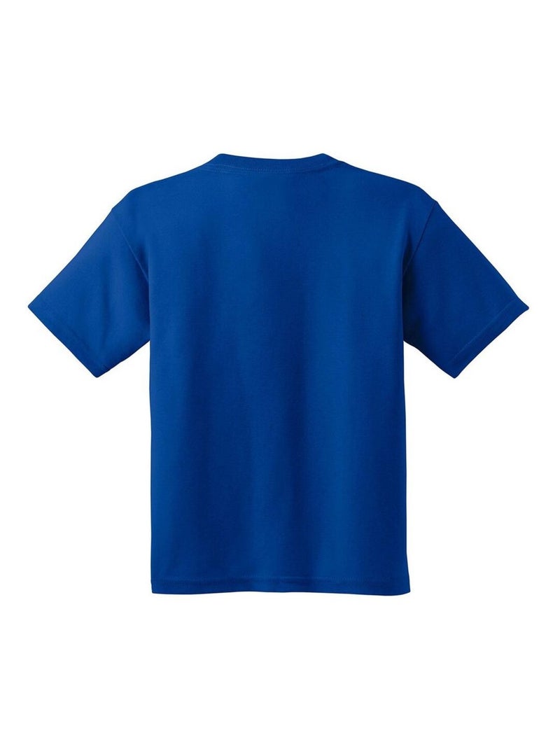 Gildan T-shirt unisexe style doux pour enfants Bleu roi - Kiabi