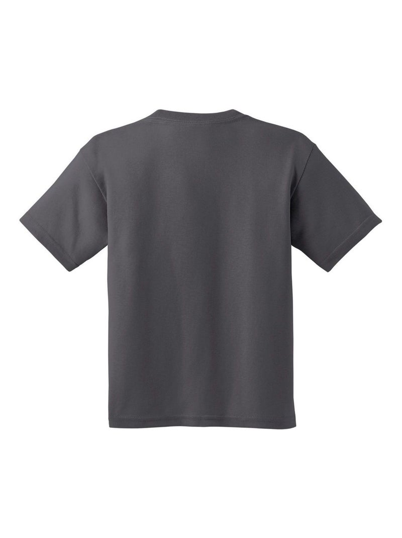 Gildan T-shirt unisexe style doux pour enfants Gris foncé - Kiabi