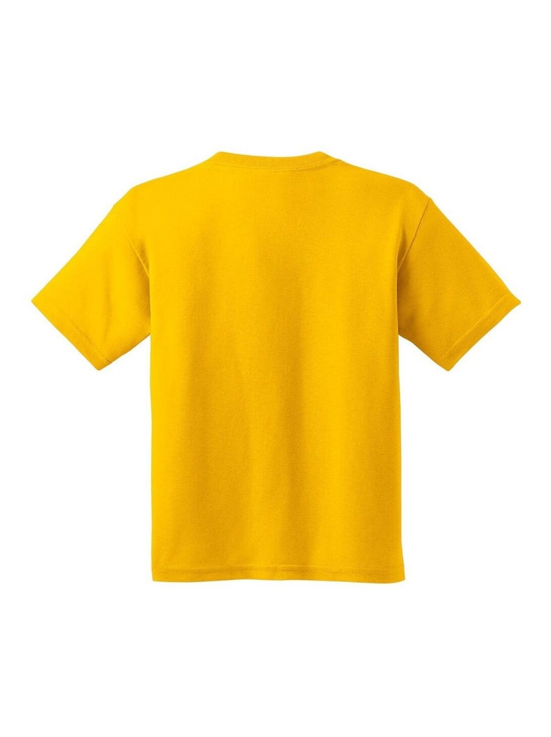 Gildan T-shirt unisexe style doux pour enfants Jaune - Kiabi