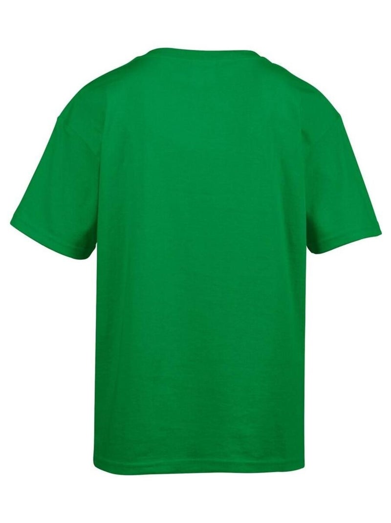 Gildan T-shirt unisexe style doux pour enfants Vert chèvrefeuille - Kiabi