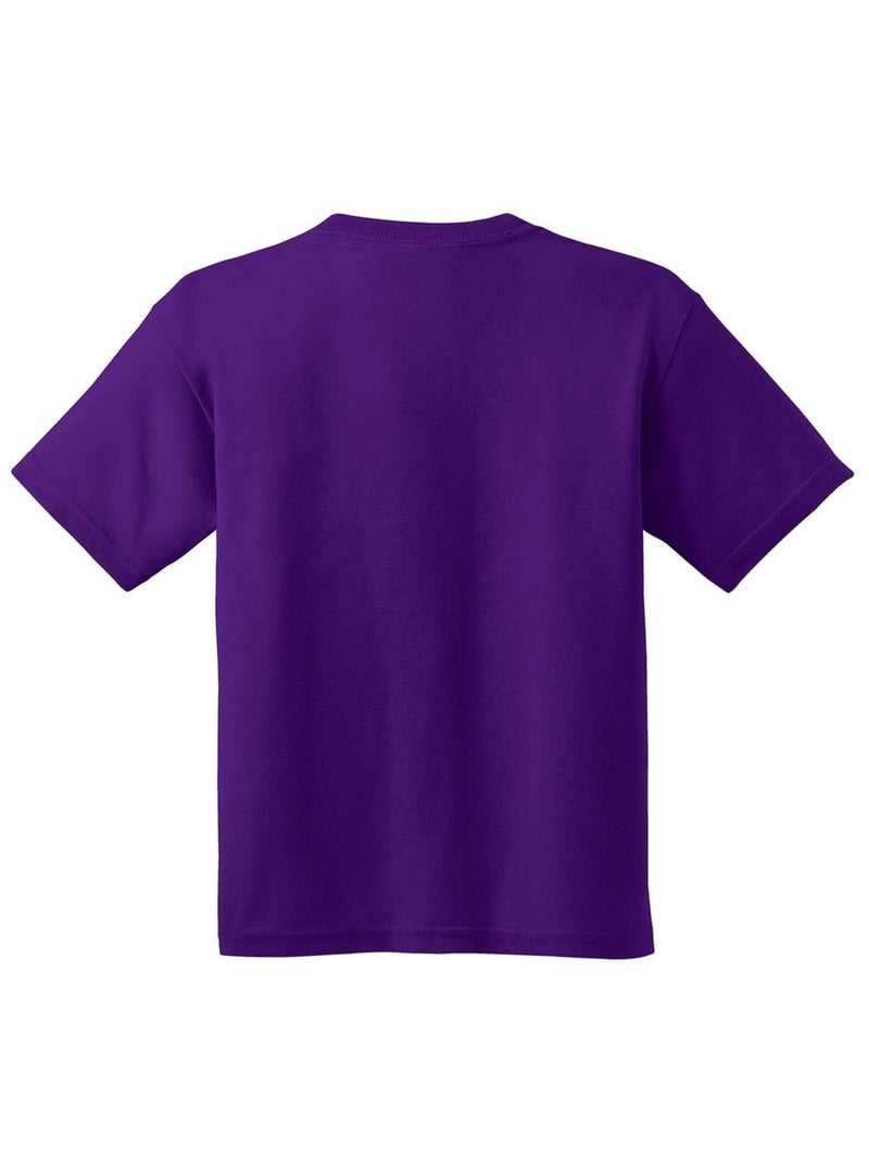Gildan T-shirt unisexe style doux pour enfants Violet clair - Kiabi