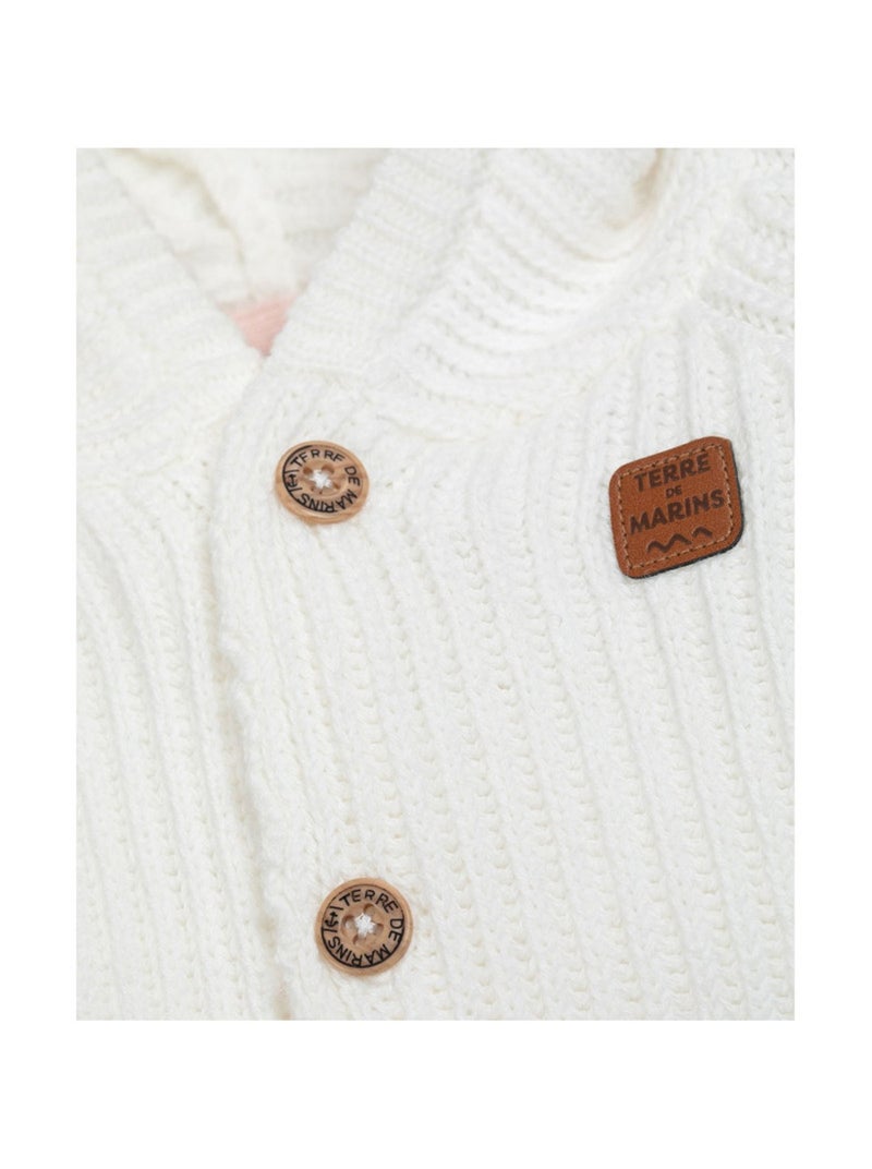 Gilet - Terre de Marins Blanc Beige - Kiabi