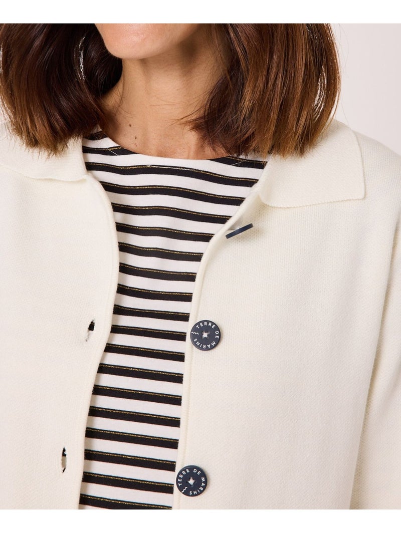 Gilet - Terre de Marins Blanc - Kiabi