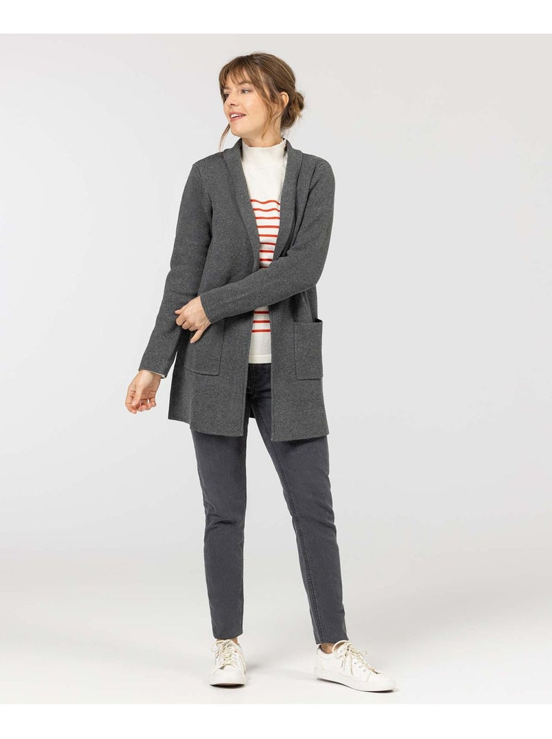 Gilet - Terre de Marins Gris - Kiabi