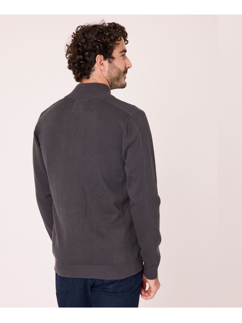 Gilet - Terre de Marins Gris - Kiabi