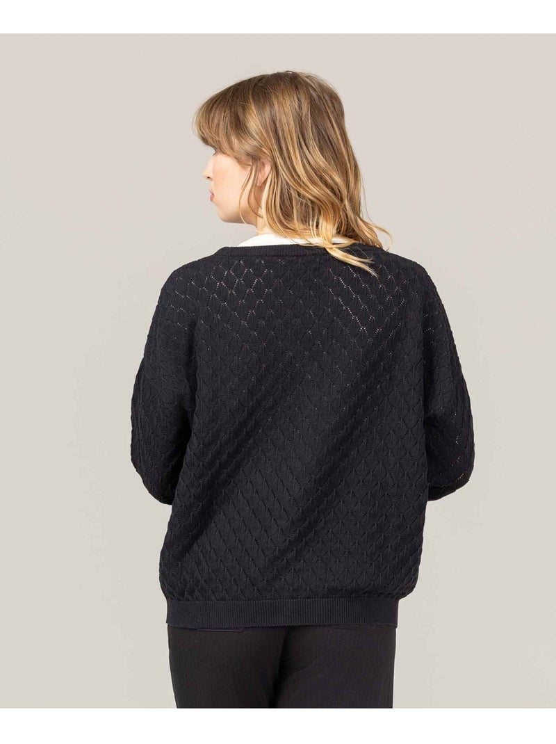 Gilet - Terre de Marins Noir - Kiabi