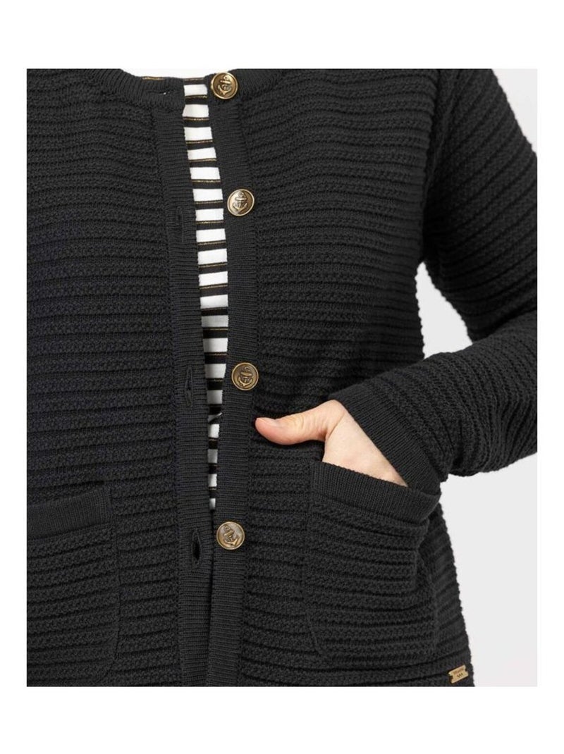 Gilet - Terre de Marins Noir - Kiabi