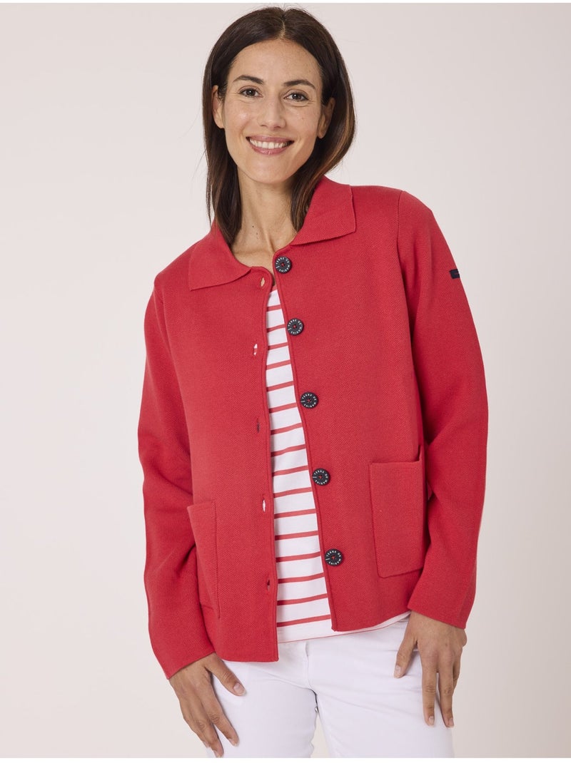 Gilet - Terre de Marins Rouge - Kiabi