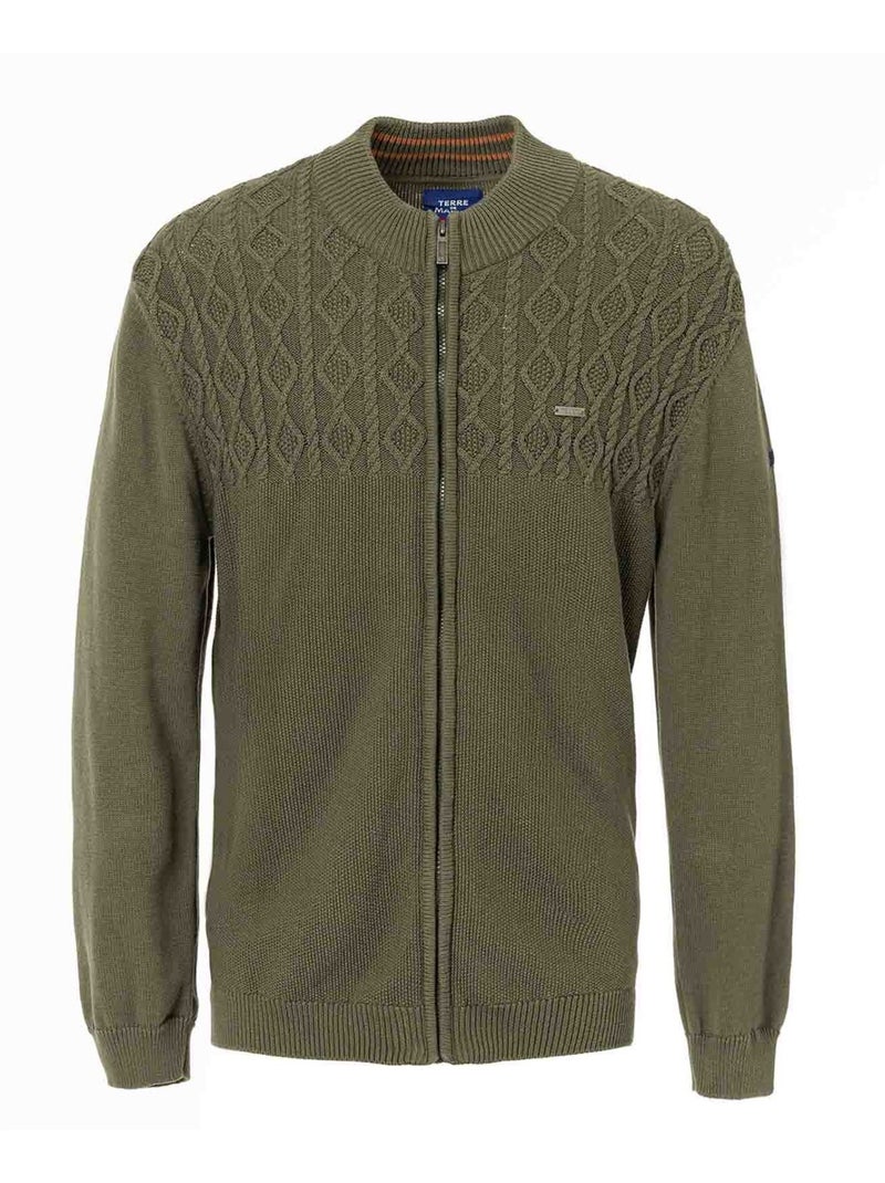Gilet - Terre de Marins Vert kaki - Kiabi