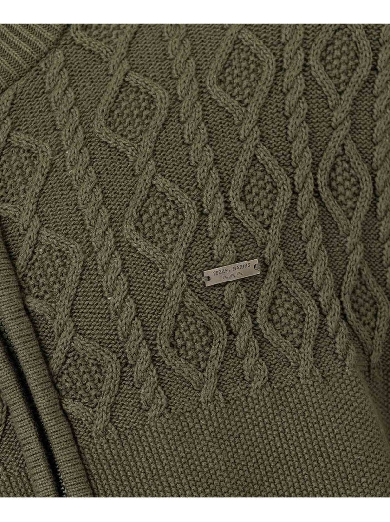 Gilet - Terre de Marins Vert kaki - Kiabi