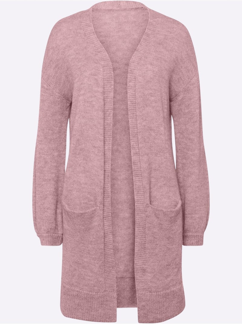 Gilet 10% Laine - Taille Standard - Helline Rose - Kiabi