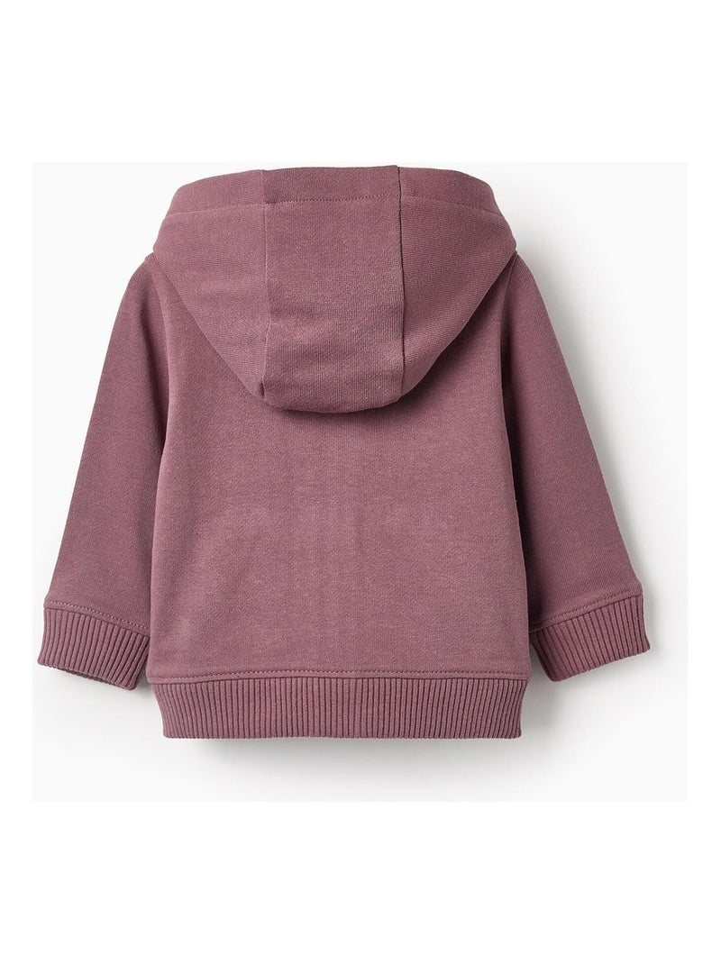 Gilet 100% coton, avec capuche ISTANBUL Violet - Kiabi