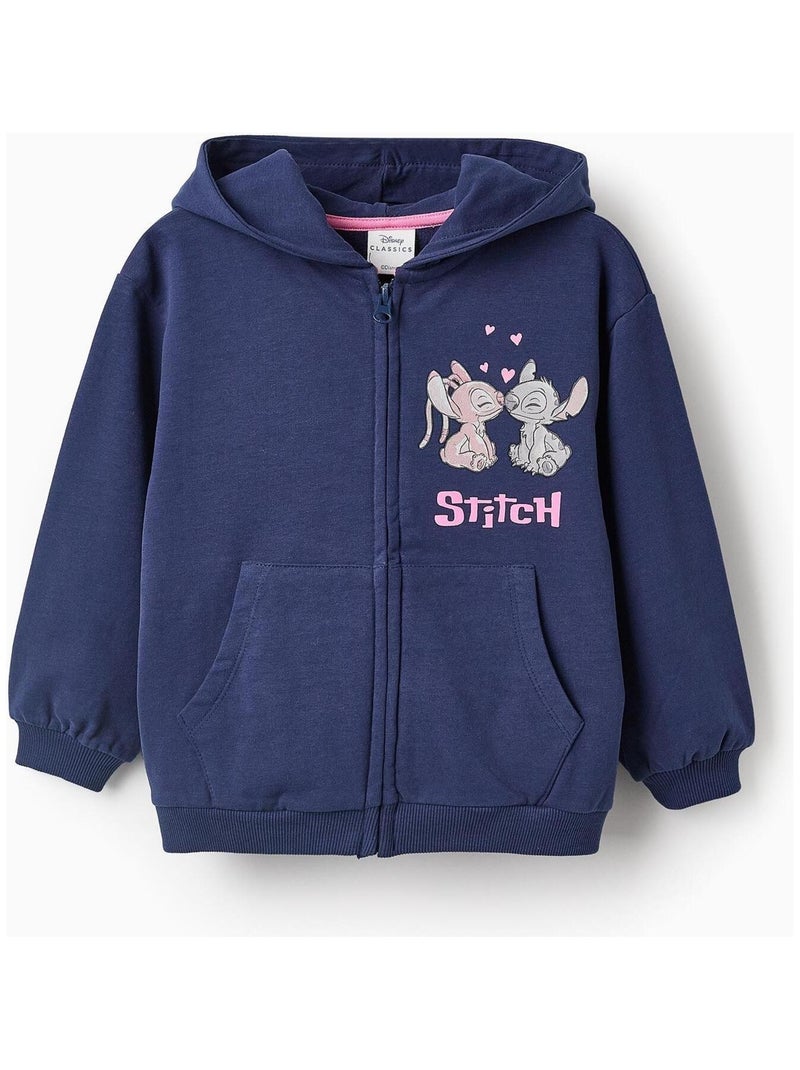 Gilet 100% coton, matelassé, imprimé de points de suture DISNEY CLASSICS Bleu foncé - Kiabi