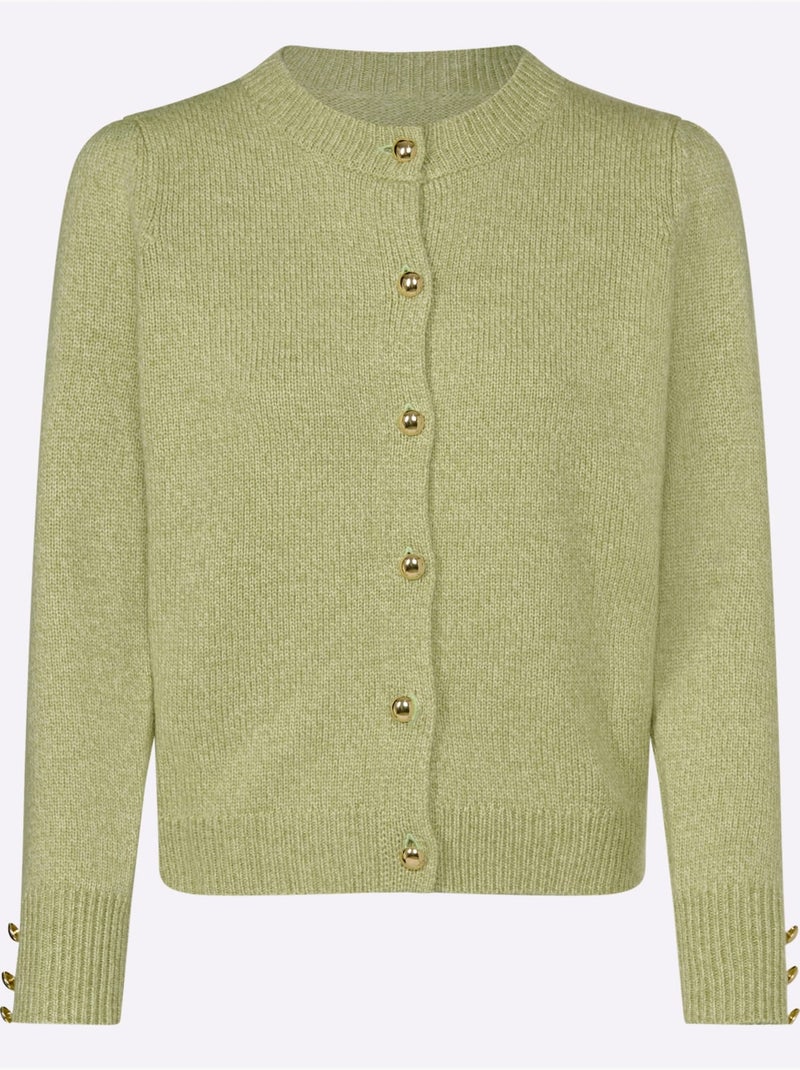 Gilet 40% Laine Mérinos - Taille Standard - Witt Gris Vert Gris - Kiabi