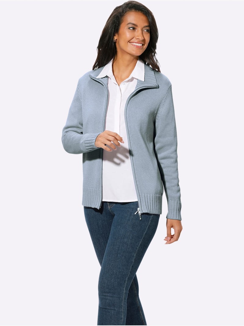 Gilet 50% coton - taille standard - witt Bleu ciel - Kiabi