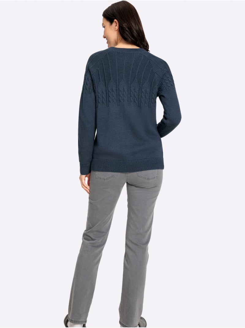 Gilet 50% Coton - Taille Standard - Witt Bleu foncé - Kiabi