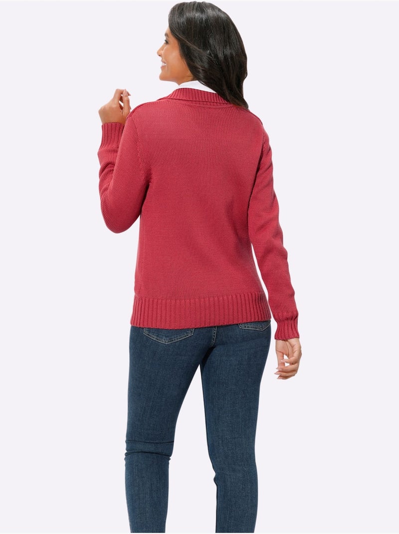Gilet 50% coton - taille standard - witt Corail - Kiabi