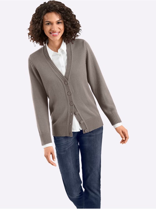 Gilet 50% Coton - Taille Standard - Witt - Kiabi Gilet 50% Coton - Taille Standard - Witt - Kiabi