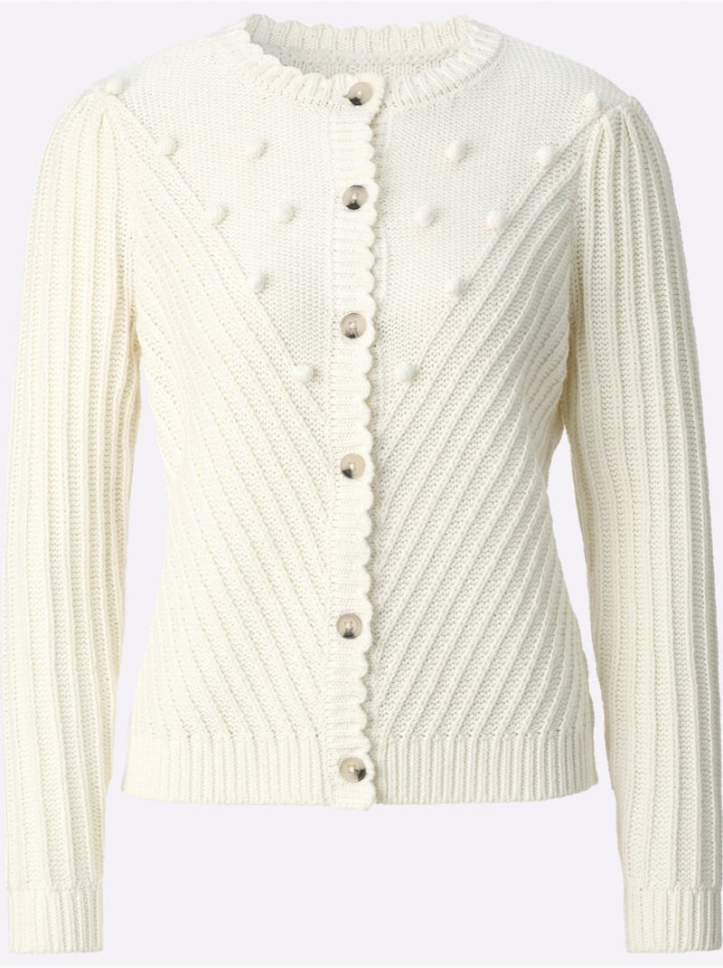 Gilet 50% Coton - Taille Standard - Witt Ivoire - Kiabi