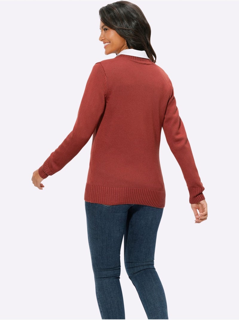 Gilet 50% Coton - Taille Standard - Witt Orange/Rouge - Kiabi