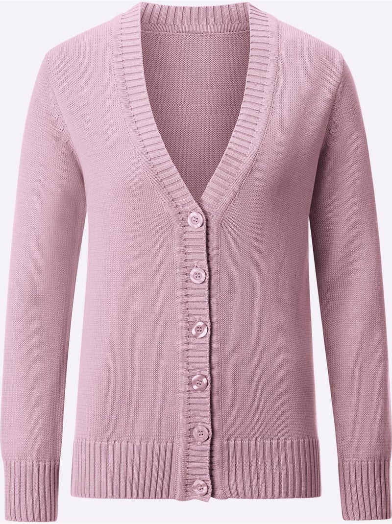 Gilet 50% coton - taille standard - witt Rose - Kiabi