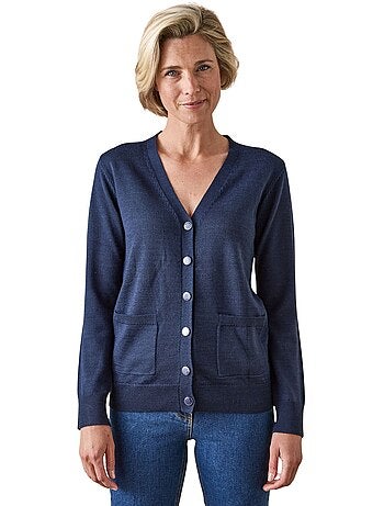 Gilet 50% laine mérinos - DAXON