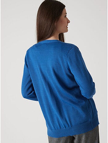 Gilet 50% laine mérinos - DAXON