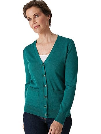 Gilet 50% laine mérinos - DAXON