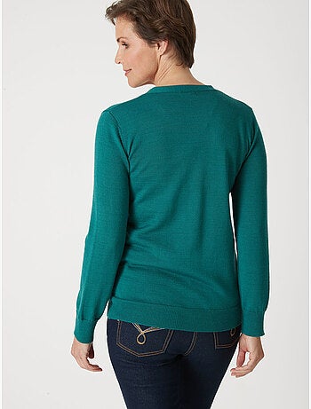 Gilet 50% laine mérinos - DAXON