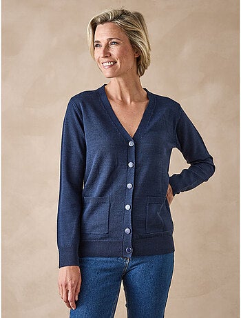 Gilet 50% laine mérinos