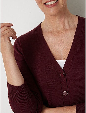 Gilet 50% laine mérinos