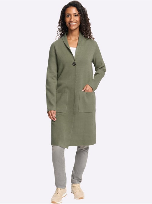 Gilet 50% viscose - taille standard - helline - Kiabi Gilet 50% viscose - taille standard - helline - Kiabi