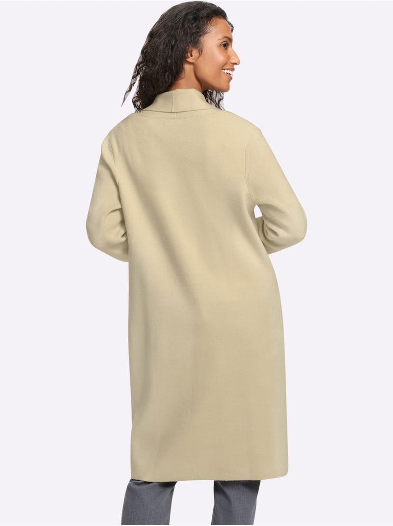Gilet 50% viscose - taille standard - helline Sable - Kiabi
