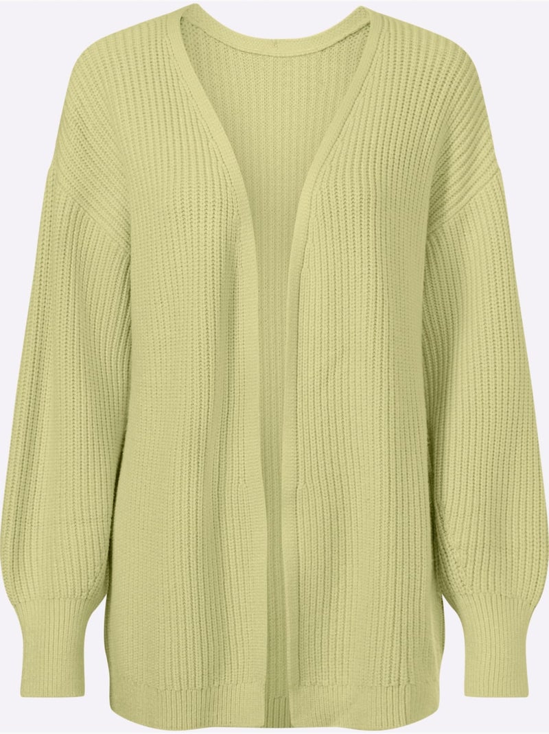 Gilet 50% Viscose - Taille Standard - helline Vert pistache - Kiabi