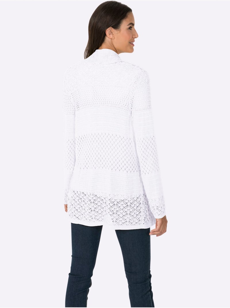Gilet 60% Coton - Taille Standard - helline Blanc - Kiabi