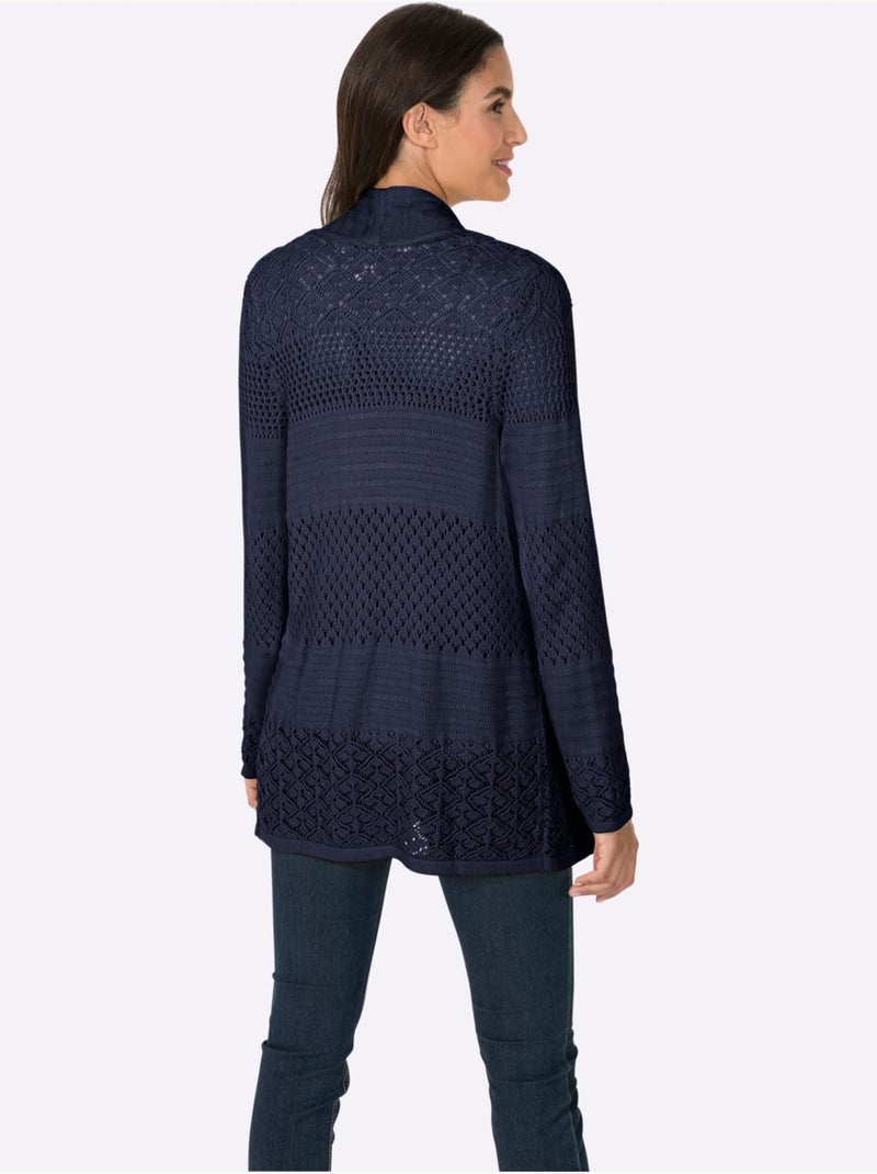 Gilet 60% Coton - Taille Standard - helline Bleu nuit - Kiabi