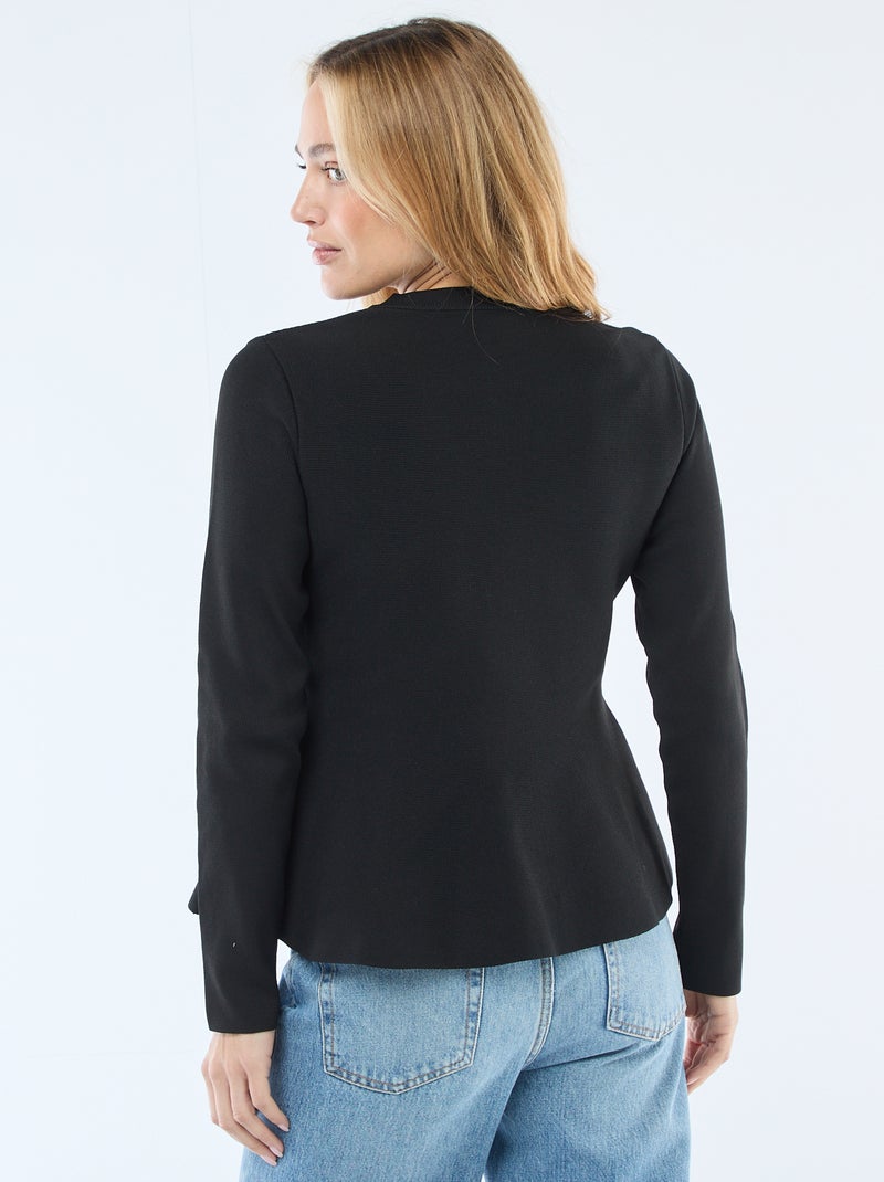 Gilet à boutons étoiles Noir - Kiabi