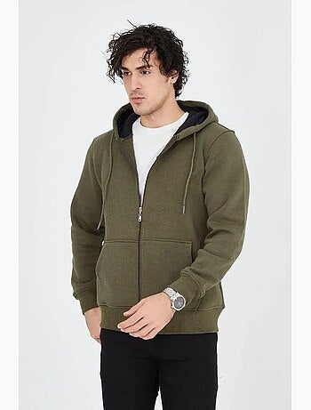 Gilet à capuche avec poches janes
