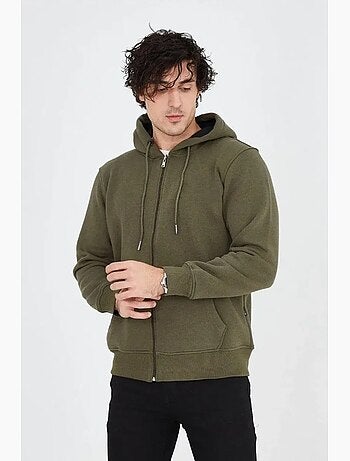 Gilet à capuche avec poches janes