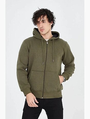Gilet à capuche avec poches janes