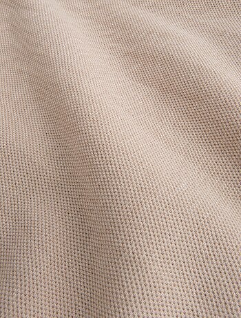 Gilet à capuche en maille piquée