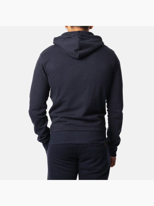 Gilet à capuche en maille piquée - Kiabi