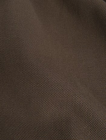 Gilet à capuche en maille piquée