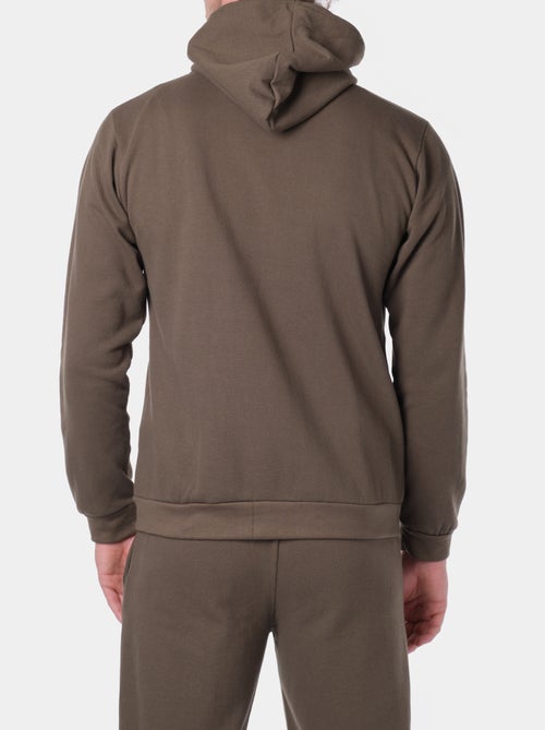 Gilet à capuche en maille piquée - Kiabi