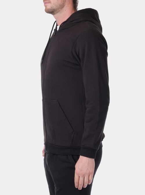 Gilet à capuche en maille piquée - Kiabi