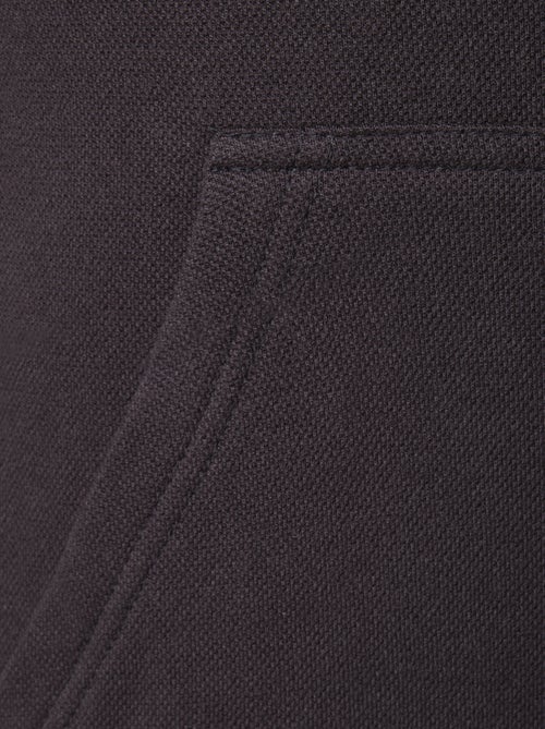 Gilet à capuche en maille piquée - Kiabi