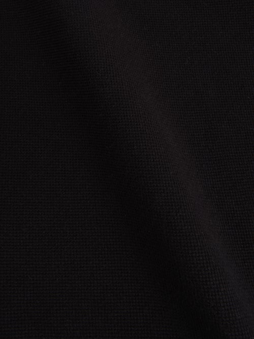 Gilet à capuche en maille piquée - Kiabi