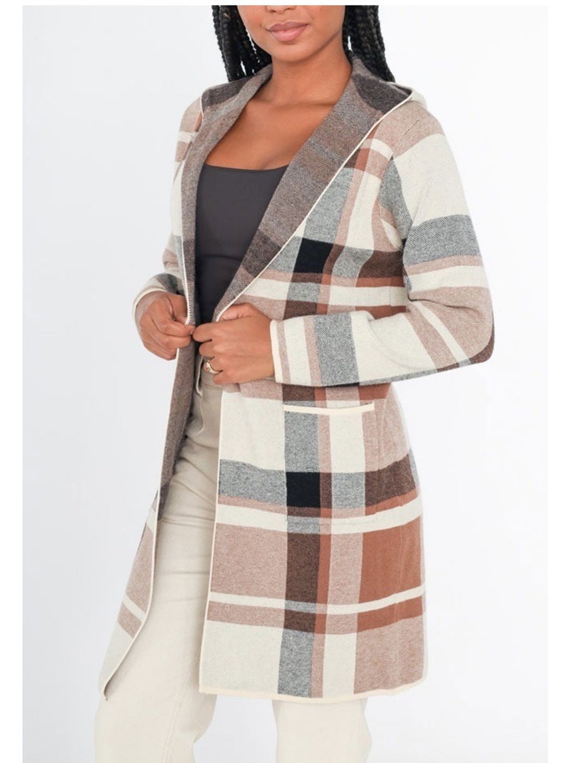 Gilet A Capuche Kebello Beige - Kiabi