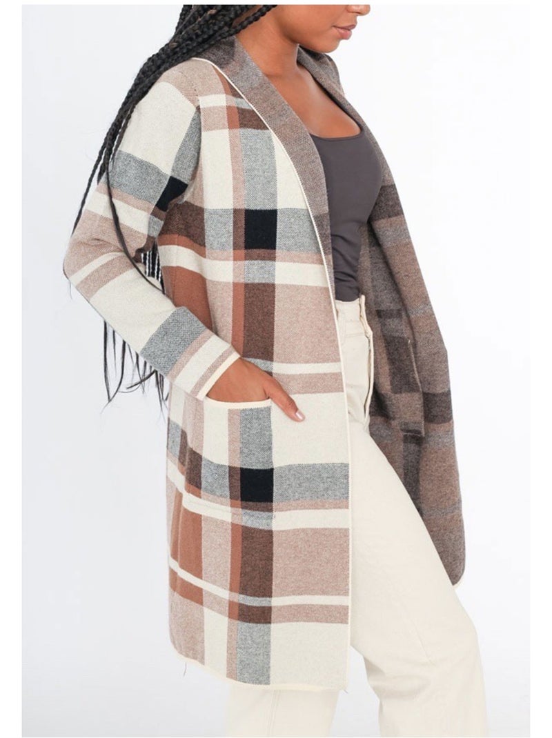 Gilet A Capuche Kebello Beige - Kiabi